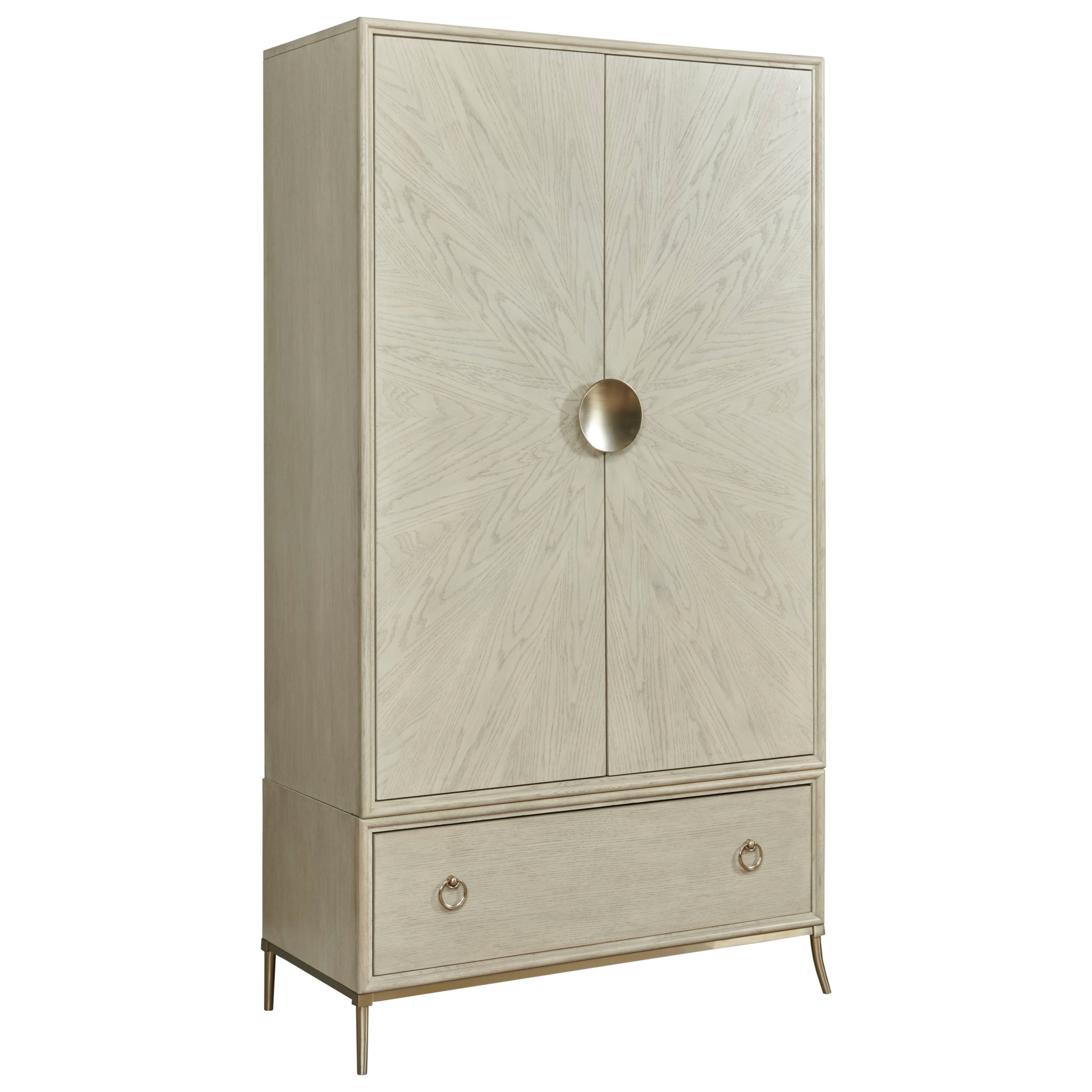 American Drew Lenox Astral Armoire with Adjustable Shelves and Cord